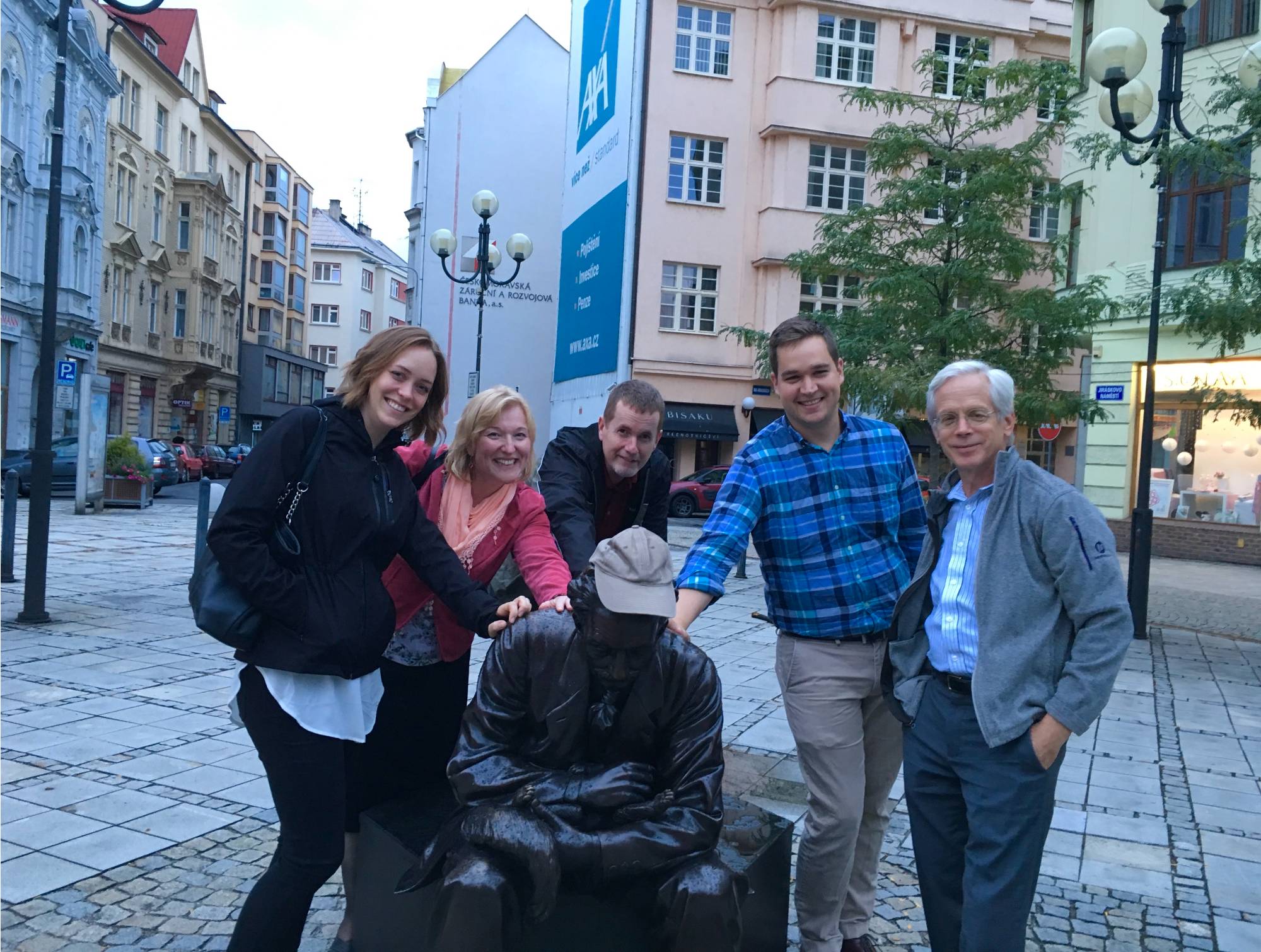Statue of Leo&#353; Jan&#225;&#269;ek - Jir&#225;skovo n&#225;m&#283;st&#237;